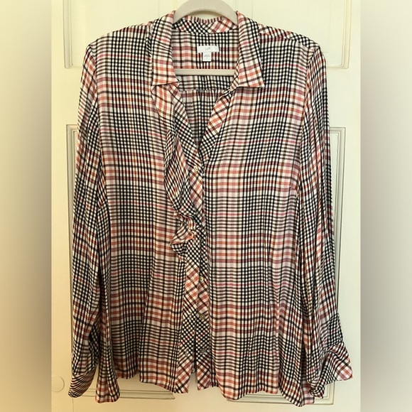 J. Jill Tops - Plaid blouse